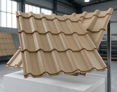 Industrial building with durable steel roofing sheets selected for optimal thickness and performance.