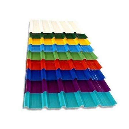 Premium colour-coated industrial roofing sheets installed on a modern warehouse for long-lasting weather protection.