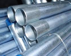 Tata Galvanized Steel Pipes installed in a modern industrial infrastructure and manufacturing facility.