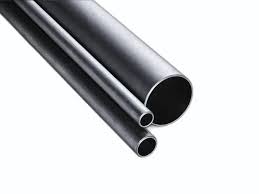 High-strength structural steel pipes used in modern architectural and commercial building construction.
