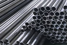 Structural steel pipes used in modern engineering construction projects